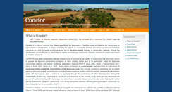 Desktop Screenshot of conefor.org